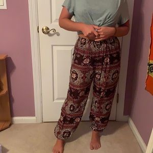 Boho elephant pants